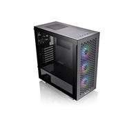 Thermaltake V350 TG ARGB Air Black | PC-Chassis | Mid-Tower-ATX-Case | 4 mm vetro temperato | 4 ventole incluse | Nero