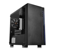 Thermaltake Versa H18 - Custodia per computer da gioco in vetro temperato Spcc Micro ATX, CA-1J4-00S1WN-01