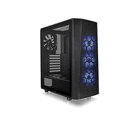 Thermaltake Versa J24 TG RGB Case per Desktop PC, Nero
