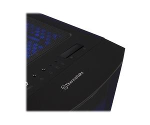 Thermaltake Versa J25 TG RGB Midi Tower PC Nero ATX micro CA-1L8-00M1WN-01