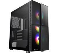Thermaltake Versa T26 ARGB Black Mid-Tower-ATX-PC-Gehäuse Gehärtetes 4mm Gla