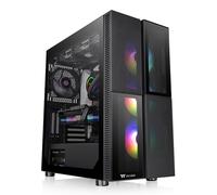 Thermaltake Versa T26 ARGB | Mid-Tower-ATX-PC-Chassis | PC-Case | 4mm Tempered-Glass | Black