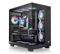 THERMALTAKE VIEW 380 XL TG ARGB MID TOWER ATX GEHÄUSE SICHTFENSTER SCHWARZ