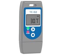 ThermElc TE-02 PDF Data Logger di Temperatura, con Spie LED, File PDF include MKT, Avviso, Grafico di Temperatura, Materiale di Controllo Adatto per il Trasporto a Catena Fredda