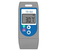 ThermElc TE-02 Temperatura Logger, Registratore di Temperatura per Monitoraggio Accurato e Conforme, Monitora Dati Temperatura Frigorifero di Laboratorio e Magazzino Frigorifero