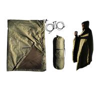 THERMO - Blanket™ Poncho Underquilt isolato, mantiene il calore e l'asciutto green