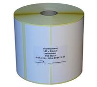 Thermo etichette su rotolo - Boccola 102 x 76 - mm - 4.750 pezzi - 25 mm - adesivo permanente