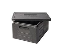 Thermo Future Box Quadratische GN 1/1 Premium Thermobox Contenitore Coperchio, Scatola Termica in EPP (Polipropilene espanso), Nero, 42 Liter Boxer Transportbox