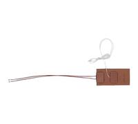 Thermo TECH Pellicola riscaldante in silicone con fibra di vetro rinforzata 24 V/AC, 24 V/DC 50 W, protezione IPX7 (lunghezza x larghezza), 50 mm x