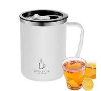 THERMO TRAVE - Tazza, Tazza Di Caffè Isolata | Flacone Di Coppa Portatile Da 500 Ml | Supporto Per Bevanda Isolato Con Copertura E Presa | Tazza Termica In Metallo Per Espresso, Birra Alle Erbe