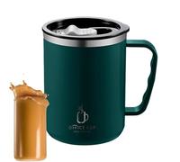 THERMO TRAVE - Tazza, Tazza Di Caffè Isolata | Flacone Di Coppa Portatile Da 500 Ml | Supporto Per Bevanda Isolato Con Copertura E Presa | Tazza Termica In Metallo Per Espresso, Birra Alle Erbe
