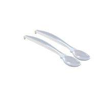 Thermobaby - 2 cucchiai morbidi a forma di fiore, colore: Blu