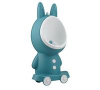 THERMOBABY - Orinatoio LAPIN - Orinatoi di apprendimento della pulizia per ragazzi - WC per bambini giocoso - Scalabile - 3 altezze di regolazione - Coniglio - Blu