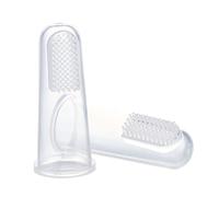 THERMOBABY Spazzolino da denti in silicone per bambini, confezione da 2 - a partire da 3 mesi - Made in France