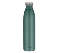 THERMOcafé by THERMOS TC BOTTLE moss green mat 0,75 l, thermos in acciaio inox gassato, 12 ore, caldo 24 ore, a prova di perdite, per scuola, in viaggio e in ufficio