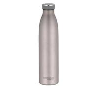 THERMOcafé by THERMOS TC BOTTLE rosa mat 0,75 l, thermos in acciaio inox gassato, 12 ore, caldo 24 ore, a prova di perdite, per scuola, in viaggio e in ufficio
