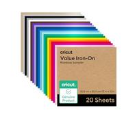Thermocollant économique Cricut™, collection Rainbow - 30,5 cm נ30,5 cm (12 po נ12 po) (20 unités)