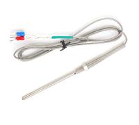 Thermoelement Typ K, 0â800 C, Edelstahlsonde, M8-Gewinde, 1,5 m Kabel