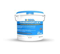 THERMOFLEX - GUAINA LIQUIDA TERMICA BIANCA (STANDARD/FIBRATA) 1-6-20 KG (FIBRATA, 6 KG)