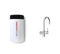 Thermoflow 100R rubinetto per acqua calda/acqua calda fino a 100 °C/volume di accumulo 5 litri/inclusi tutti gli accessori di collegamento/pronto per il collegamento con spina Schuko