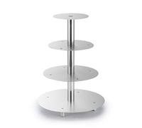 thermohauser 5000163925 - Alzata per torte a 4 piani in alluminio