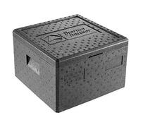 Thermohauser - Contenitore termico EPP per pizza con coperchio, 25 litri, 41 x 41 x 25,5 cm - scatola per la consegna a domicilio della pizza