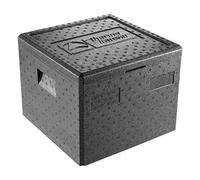 Thermohauser - Contenitore termico EPP per pizza con coperchio, 32,5 litri, 41 x 41 x 32,5 cm - scatola per la consegna a domicilio della pizza