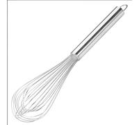 THERMOHAUSER Frusta Professionale in Acciaio Inox, 35 cm, con Manico in Metallo, per Cucina e Pasticceria