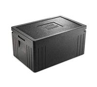Thermohauser GN 1/1 Eco Line Contenitore termico in EPP con coperchio, 45,0 l, colore: nero