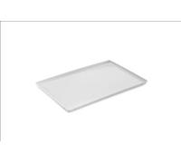 thermohauser Vassoio da portata in melamina, bianco, 42,0 x 28,0 cm