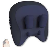 ThermoKnead Neck & Shoulder Massager-ThermoKnead 4D Neck Massager-Four Titanium Massage Nodes, 42°C Precision Heat, 3 Adaptive Modes & Strength Levels for Deep Tension Relief (Dark Blue)