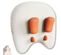 ThermoKnead Neck & Shoulder Massager-ThermoKnead 4D Neck Massager-Four Titanium Massage Nodes, 42°C Precision Heat, 3 Adaptive Modes & Strength Levels for Deep Tension Relief (White)