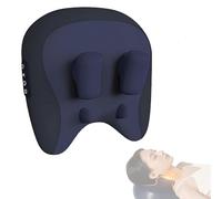 ThermoKnead Neck & Shoulder Massager,ThermoKnead 4D Neck Massager,Four Titanium Massage Nodes,Three Modes and Strengths,42°C Precise Heat,Deeply Relax Necks and Reduce Facial Problems (Black)