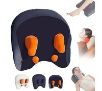 ThermoKnead Neck & Shoulder Massager, ThermoKnead 4D Neck Massager, Four Titanium Nodes, Three Modes and Strengths, 42°C Precise Heat, Deeply Relax Necks, for Home, Office (Orange)