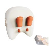 ThermoKnead Neck & Shoulder Massager, ThermoKnead 4D Neck Massager,Three Modes and Strengths, 42°C Precise Heat, Deeply Relax Necks,Shiatsu Kneading for Deep Tissue Pain Relief (White)