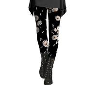 Thermoleggings - Leggings invernali da donna, foderati, con motivo caldo, con stampa calda, leggings invernali, per il tempo libero, morbidi, leggings termici a vita alta, c, 3XL