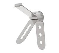 Thermometer Probe Clip - Durable BBQ And Kitchen Clip | Stainless Steel Three-Hole Pot Clamp Holder, For Grills And Ovens, Fits Probes Up To 3.8mm Diameter, 5x4cm Size