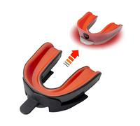 ThermoPact MouthShield - Paradenti a doppia protezione con tecnologia di rilevamento del calore, design a triplo strato per un migliore assorbimento degli urti, ideale per calcio, hockey e hockey