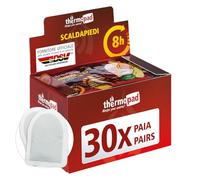 THERMOPAD scaldapiedi adesivi - 30 paia - piedi caldi per 8 ore - attivati a contatto con l'aria - cuscinetto termico - solette termichi per il sport all'aperto