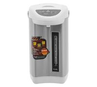Thermopot - Dispenser per acqua calda in acciaio inox, 4 litri, funzione bruciatore a secco, erogatore d'acqua, thermos da 750 W, tre modalità di uscita (grigio)