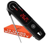 ThermoPro Lightning Termometro Cucina Digitale - Lettura Istantanea 1s, Impermeabile, Display Ambidestro,Calibrabile per Alimenti, Olio, BBQ e Grill