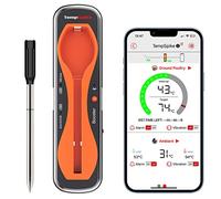 ThermoPro TempPro Termometro Bluetooth Fino a 150 M Cucina Barbecue Professionale Termometro Alimenti Carne Ricaricabile Termometri APP Compatibile con iPhone Android per Grigliare