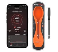 ThermoPro TempPro Termometro per carne Plus Termometro per griglia Bluetooth wireless 180m Termometro per carne IP67 Termometro per arrosti per forno Grill Affumicatore Girarrosto Airfryer
