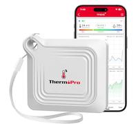 ThermoPro TempPro TP351 Bluetooth Termometro Ambiente Interno Igrometro Umidità Casa Igrometro 80m Temperatura e Umidità Monitor App Controllato 2 Anni Archiviazione Dati Esportazione