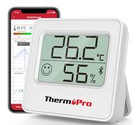 ThermoPro TP357 Termometro Ambiente 80 Metri Bluetooth Interno Ricezione con APP Termometro da Casa con Monitor Remoto Igrometro Misuratore di Temperatura e Umidità