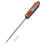 ThermoPro TP01S Termometro da Cucina Lettura Istantanea con Sonda Lunga Termometro Carne Digitale per Cottura Alimenti Latte Dolci Olio Liquidi Cibo Barbecue