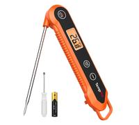 ThermoPro TP03H Termometro per carne con IPX6 impermeabile, termometro Arancione