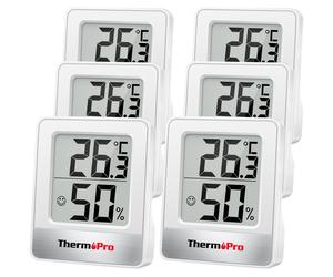 ThermoPro TP49-6 Piccolo Igrometro Digitale Termometro Interno Termometro Dell'a