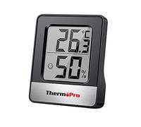 ThermoPro TP49 Piccolo igrometro digitale per interni, termometro d'atmosfera, monitor di temperatura e umidometro per il benessere in ufficio e in casa
