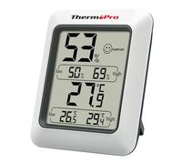 ThermoPro TP50 - Termometro igrometro digitale per interni con registrazione delle temperature massime e minime, indicatore di umidità e comfort climatico per casa e ufficio